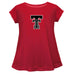 Texas Tech Red Raiders Short Sleeve Youth Cotton Top White - Vive La Fête - Online Apparel Store