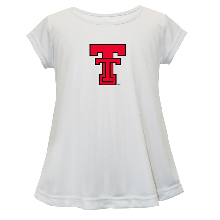 Texas Tech Red Raiders Short Sleeve Youth Cotton Top White - Vive La Fête - Online Apparel Store