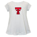 Texas Tech Red Raiders Short Sleeve Youth Cotton Top White - Vive La Fête - Online Apparel Store
