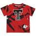 Texas Tech Red Raiders Vive La Fete Boys Game Day Red Short Sleeve Tee Paint Brush - Vive La Fête - Online Apparel Store