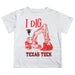 Texas Tech Red Raiders Vive La Fete Excavator Boys Game Day White Short Sleeve Tee