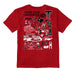 Texas Tech Red Raiders Vive La Fete Impressions Artwork Red T-shirt Cotton Blends - Vive La Fête - Online Apparel Store