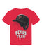 Texas Tech Red Raiders Original Dripping Baseball Helmet Red T-Shirt Cotton by Vive La Fete