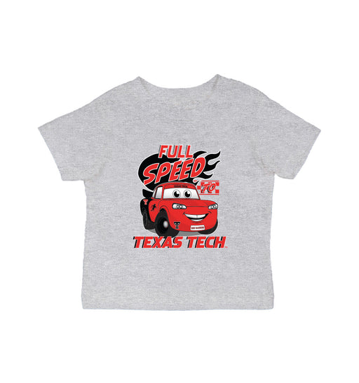 Texas Tech Red Raiders Vive La Fete Full Speed Heather Grey Cotton Short Sleeve Tee