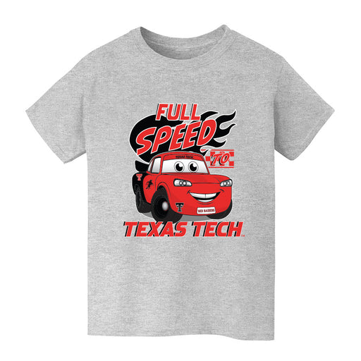 Texas Tech Red Raiders Vive La Fete Full Speed Heather Grey Cotton Short Sleeve Tee