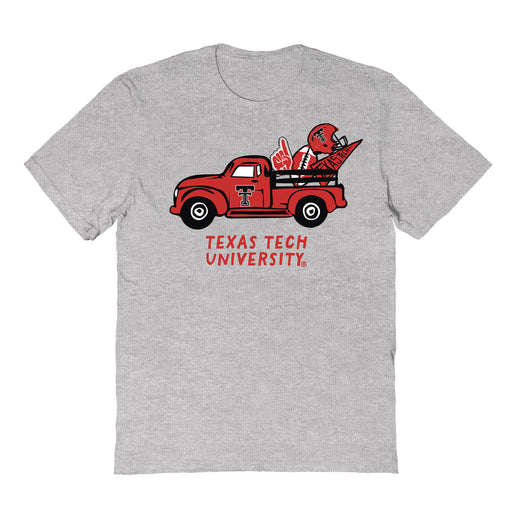 Texas Tech Red Raiders Hand Sketched Vive La Fete Impressions Truck Boys Cotton T-shirt - Vive La Fête - Online Apparel Store