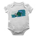 Tulane Green Wave Vive La Fete Infant Game Day White Short Sleeve Bodysuit
