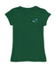 Tulane Green Wave Hand Sketched Vive La Fete Impressions Artwork Green Girls Cotton Short Sleeve Tee