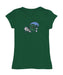 Tulane Green Wave Girl´s Fitted Cotton T-shirt Green