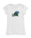 Tulane Green Wave Girl´s Fitted Cotton T-shirt White