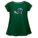 Tulane Green Wave Short Sleeve Youth Cotton Top Green