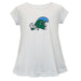 Tulane Green Wave Short Sleeve Youth Cotton Top White
