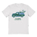 Tulane Green Wave Hand Sketched Vive La Fete Impressions Truck Kids White Cotton T-shirt