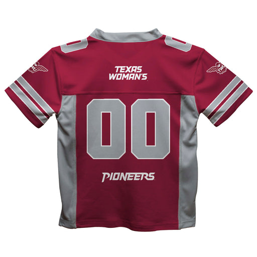 Texas Womans University Pioneers Vive La Fete Game Day Maroon Boys Fashion Football T-Shirt - Vive La Fête - Online Apparel Store