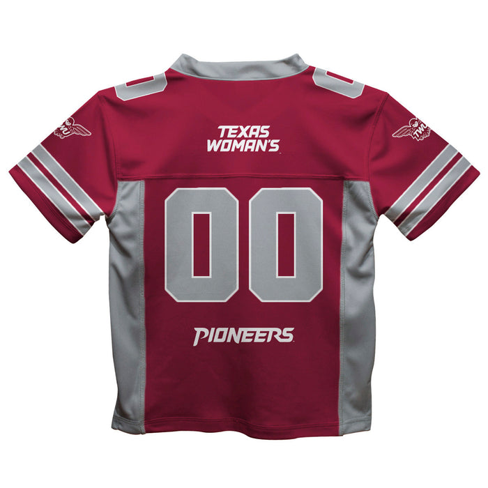 Texas Womans University Pioneers Vive La Fete Game Day Maroon Boys Fashion Football T-Shirt - Vive La Fête - Online Apparel Store