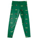 Alabama at Birmingham Blazers Vive La Fete Girls All Over Two Logos Elastic Waist Classic Play Green Leggings Tights