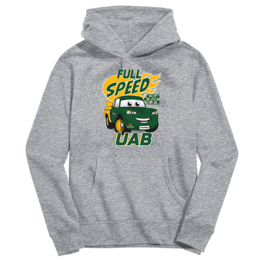 Alabama at Birmingham Blazers Full Speed Heather Grey Cotton Youth Hoodie