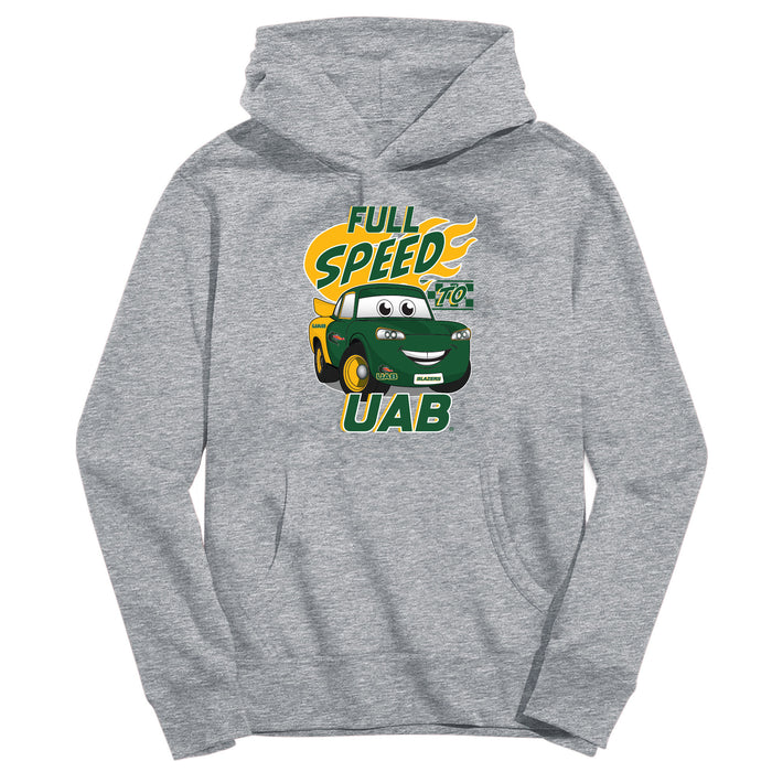 Alabama at Birmingham Blazers Full Speed Heather Grey Cotton Youth Hoodie