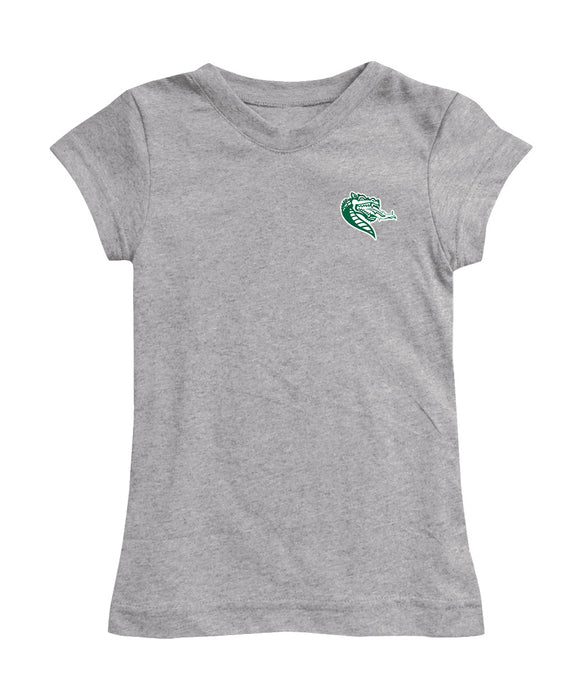 Alabama at Birmingham Blazers Hand Sketched Vive La Fete Impressions Artwork Grey Girls Cotton Short Sleeve Tee