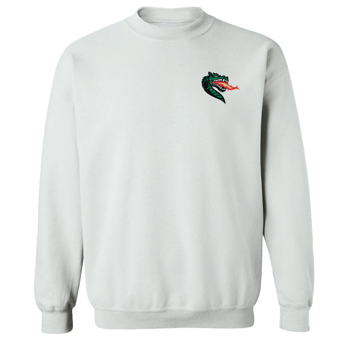 Alabama at Birmingham Blazers Hand Sketched Vive La Fete Impressions Artwork White Crew Neck Sweatshirt for Women