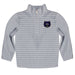 University of Central Arkansas Bears UCA Embroidered Gray Stripes Quarter Zip Pullover