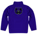 University of Central Arkansas Bears UCA Vive La Fete Game Day Solid Purple Quarter Zip Pullover Sleeves - Vive La Fête - Online Apparel Store