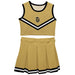UCF Knights Vive La Fete Game Day Gold Sleeveless Cheerleader Set