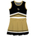 UCF Knights Vive La Fete Game Day Black and Gold Sleeveless Chearleader Set