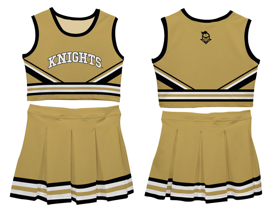 UCF Knights Vive La Fete Game Day Gold Sleeveless Chearleader Set - Vive La Fête - Online Apparel Store