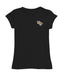 UCF Knights Hand Sketched Vive La Fete Impressions Artwork Black Girls Cotton Short Sleeve Tee