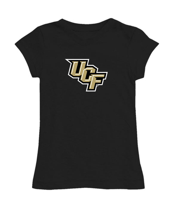 UCF Knights Girl´s Fitted Cotton T-shirt Black