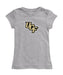 UCF Knights Girl´s Fitted Cotton T-shirt Grey