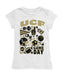 UCF Knights Girl´s Fitted Cotton T-shirt White