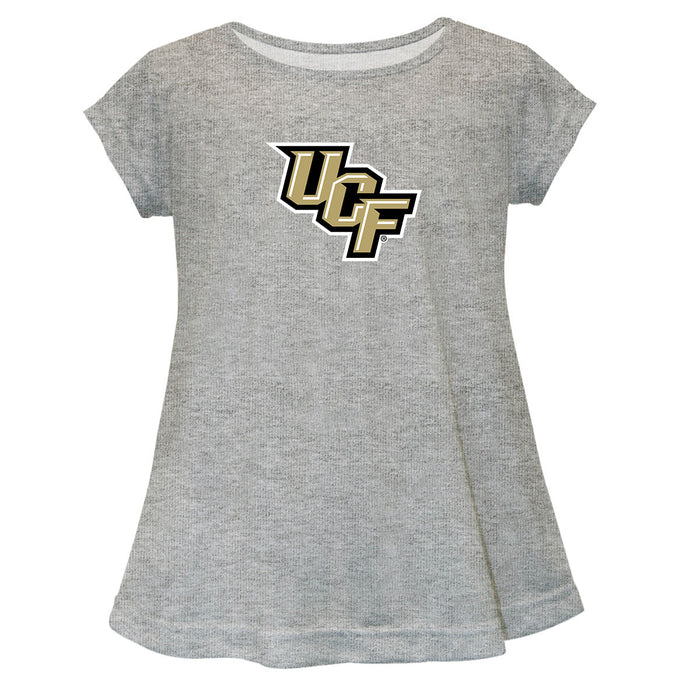 UCF Knights Short Sleeve Youth Cotton Top Grey