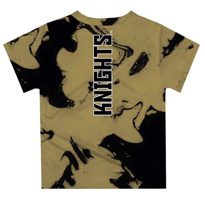 UCF Knights Vive La Fete Marble Boys Game Day Gold Short Sleeve Tee