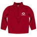 University of Chicago Maroons Vive La Fete Game Day Solid Maroon Quarter Zip Pullover Sleeves