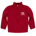 University of Chicago Maroons Vive La Fete Game Day Solid Maroon Quarter Zip Pullover Sleeves
