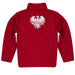 University of Chicago Maroons Vive La Fete Game Day Solid Maroon Quarter Zip Pullover Sleeves - Vive La Fête - Online Apparel Store