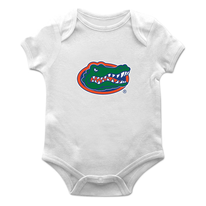 Florida Gators Cotton Short Sleeve Bodysuit White