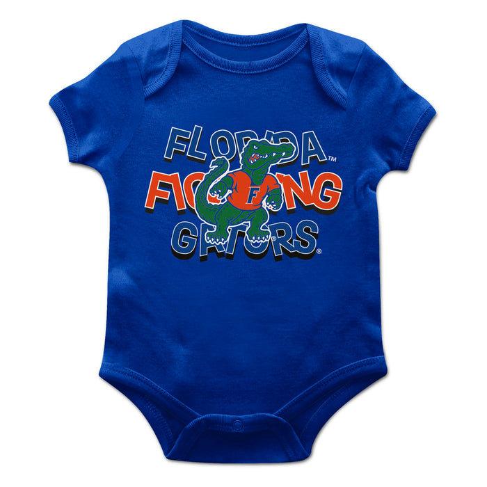 Florida Gators Vive La Fete Infant Game Day Royal Short Sleeve Bodysuit