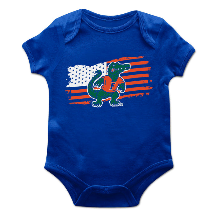 Florida Gators Vive La Fete Infant Game Day Royal Short Sleeve Bodysuit