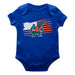 Florida Gators Vive La Fete Infant Game Day Royal Short Sleeve Bodysuit