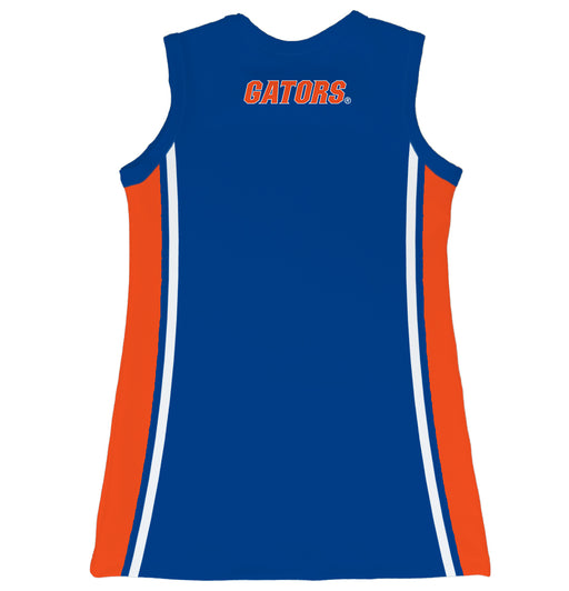 Florida Gators Sleeveless Cheerleader A Line Dress Royal - Vive La Fête - Online Apparel Store