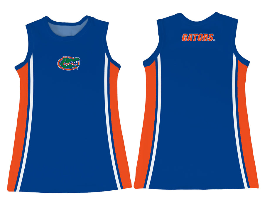 Florida Gators Sleeveless Cheerleader A Line Dress Royal - Vive La Fête - Online Apparel Store