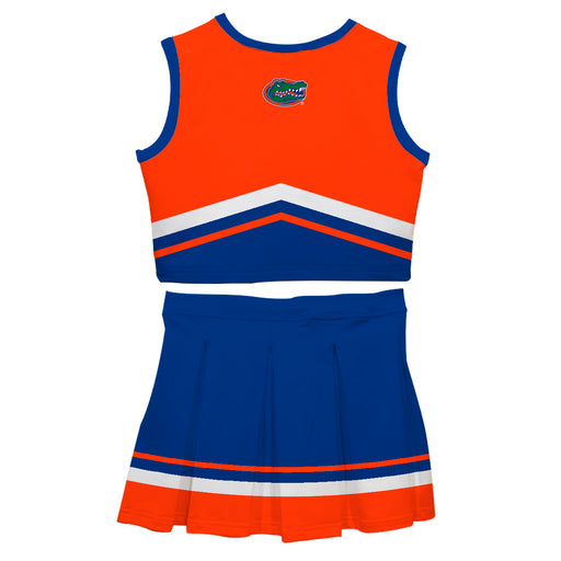 Florida Gators Vive La Fete Game Day Royal and Orange Sleeveless Chearleader Set - Vive La Fête - Online Apparel Store