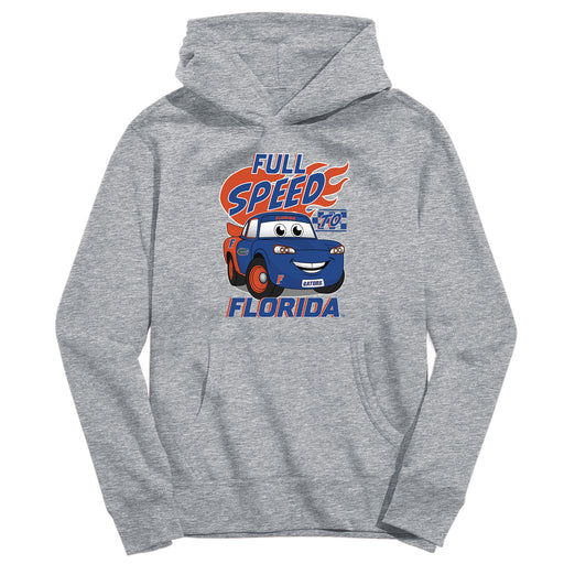 Florida Gators Full Speed Heather Grey Cotton Youth Hoodie