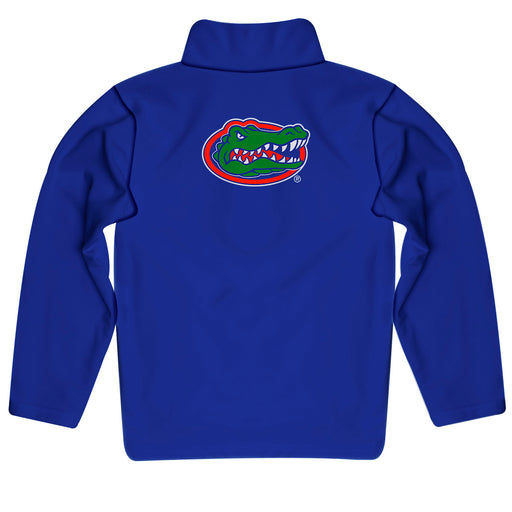 Florida Gators Vive La Fete Game Day Solid Blue Quarter Zip Pullover Sleeves - Vive La Fête - Online Apparel Store
