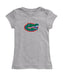 Florida Gators Girl´s Fitted Cotton T-shirt Grey