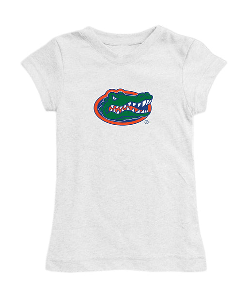 Florida Gators Girl´s Fitted Cotton T-shirt White