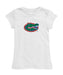 Florida Gators Girl´s Fitted Cotton T-shirt White